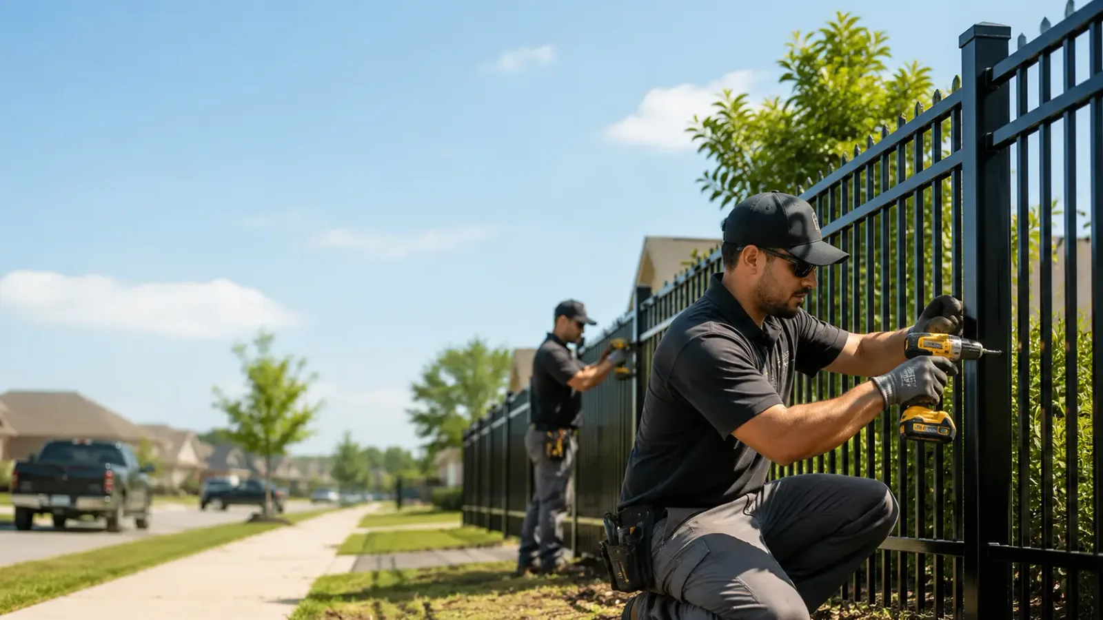 Metal Fence Installation in Greer, SC
